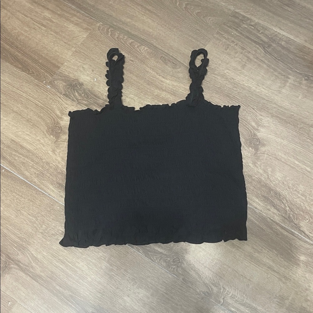 Old Navy Black Textured Camisole